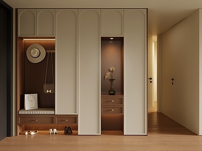 现代玄关柜 鞋柜