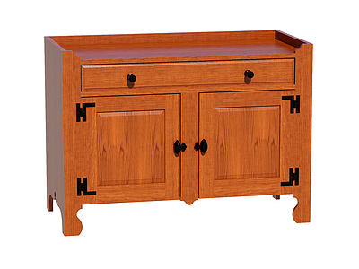 新中式餐边柜 装饰柜 储物柜