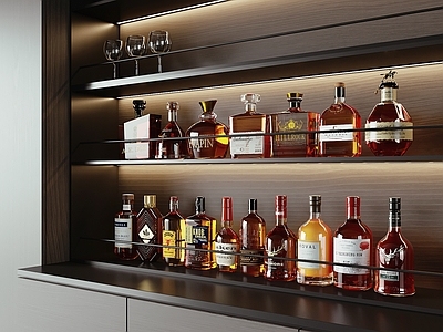 现代简约酒水食物