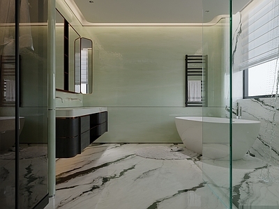 现代简约卫生间 高级感卫生间