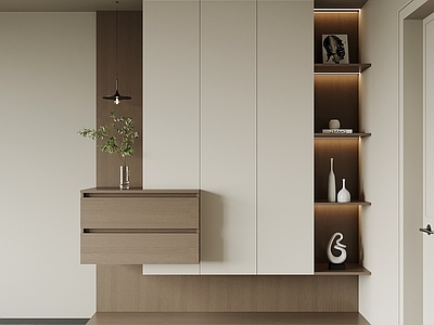 现代简约玄关 鞋柜