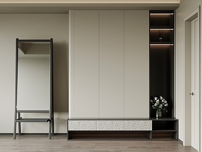 极简玄关 鞋柜