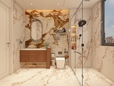 意式轻奢卫生间