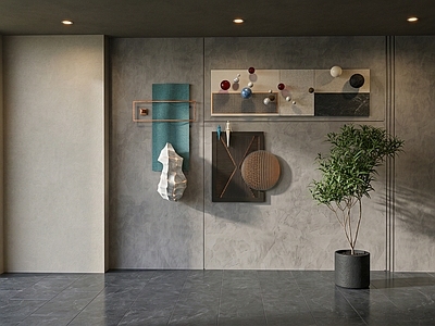 现代简约玄关 现代墙饰挂件    立体墙饰