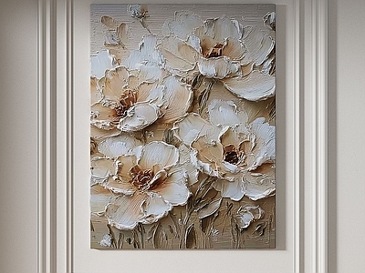 奶油风玄关挂画 奶油风玄关挂画