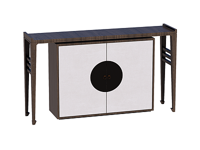 新中式餐边柜 端景台