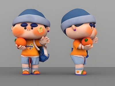 卡通萌趣风虚拟人物