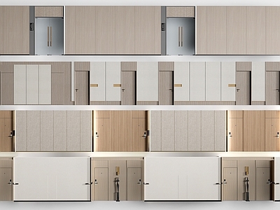 现代简约办公走廊 现代办公室走廊 酒店走廊 过道