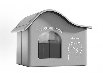 现代简约宠物窝