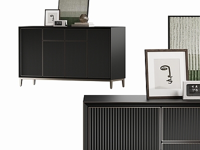 现代简约餐边柜 轻奢五斗柜玄关柜