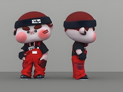 潮玩卡通虚拟人物