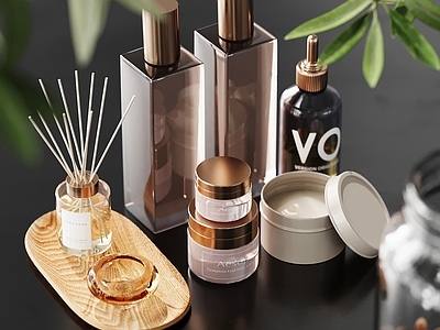 现代简约化妆品