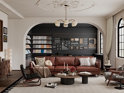 中古风家居客厅