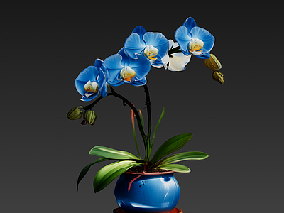 超写实主义盆栽