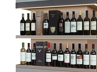 现代简约酒水食物