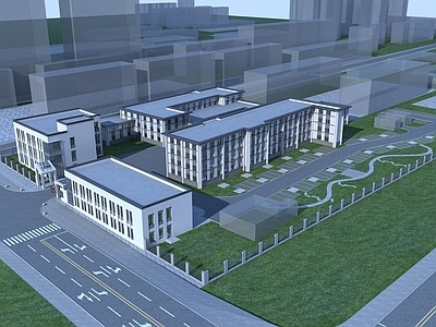 新中式鸟瞰规划