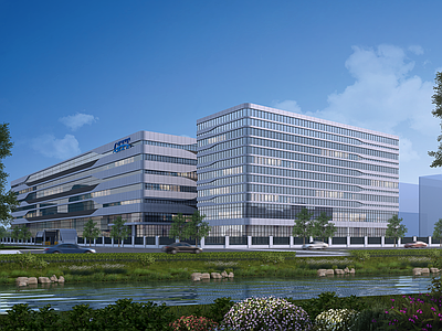 现代研发厂房 车间 厂房 办公 酒店