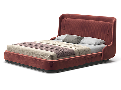 意式双人床 现代简约双人床