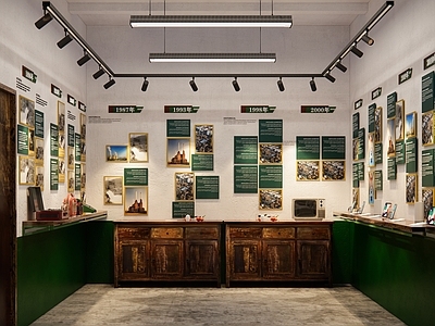 复古风企业文化展厅 文化室 老物件