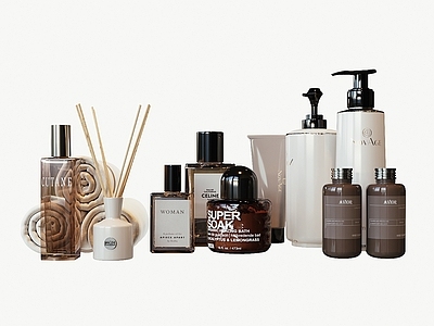 现代简约洗浴用品
