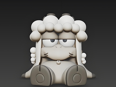 奶油风虚拟人物