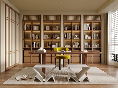 新中式书房