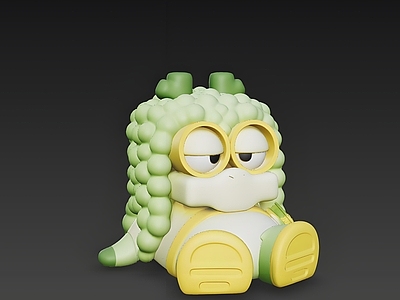 卡通萌系风格雕塑摆件