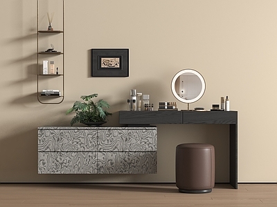 现代简约梳妆台 现代意式梳妆台