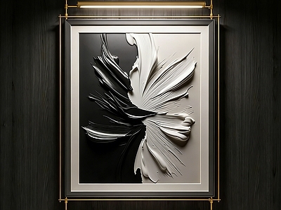 极简挂画 现代极简黑白挂画 轻奢简约挂画