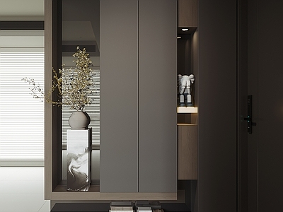 现代极简鞋柜 入户鞋柜 玄关鞋柜