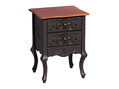 法式复古床头柜