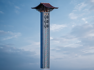 新中式精神堡垒 民族图腾 精神堡垒 西兰卡普 中式传统