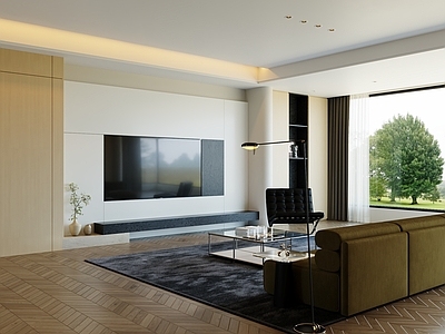 现代简约家居客厅