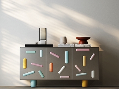 现代童趣风餐边柜