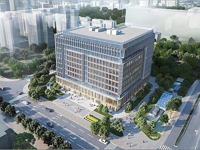 现代办公楼建筑 商业商务办公 11层 3点7万方 施工图