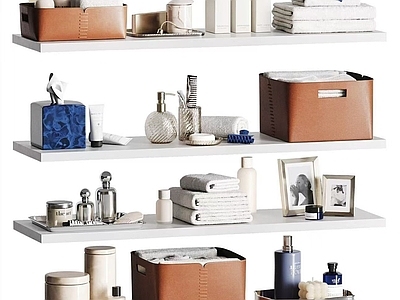 现代简约洗浴用品