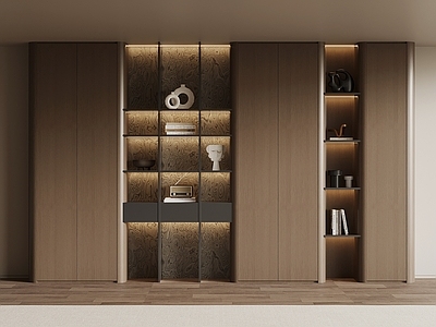 意式极简书架 书柜