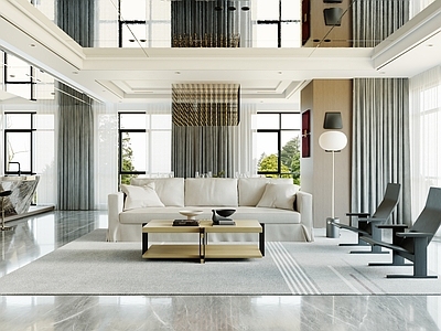 现代简约家居客厅