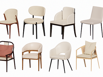 现代简约餐椅 餐椅 矮背餐椅 中式餐椅 新中式餐椅 现代餐椅