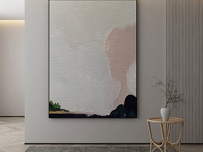 奶油风抽象挂画