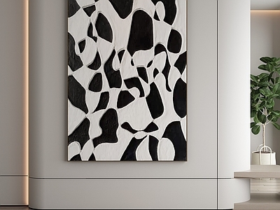 现代简约玄关挂画