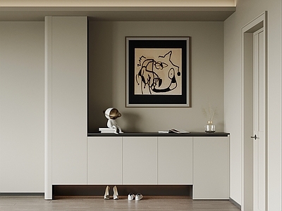 极简玄关 玄关柜 鞋柜