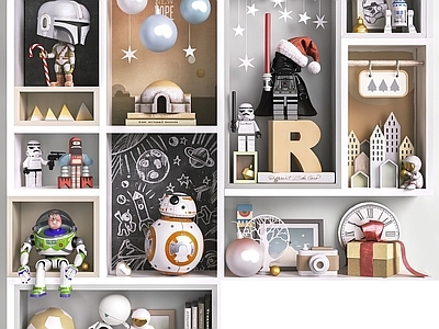 北欧风摆件组合