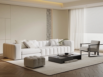 现代简约家居客厅