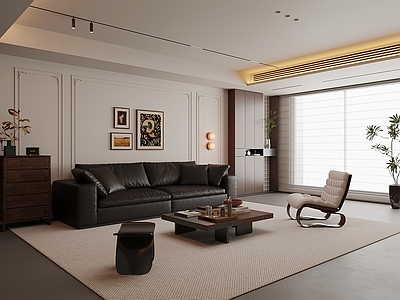 现代简约家居客厅