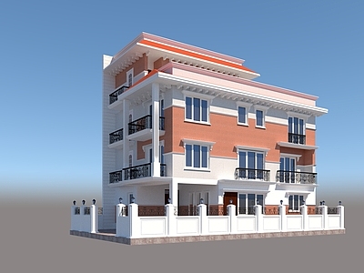 欧式多层住宅