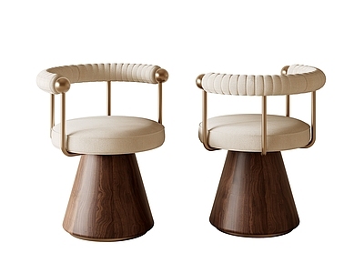 中古风餐椅 意式轻奢餐椅