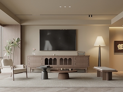 中古风家居客厅