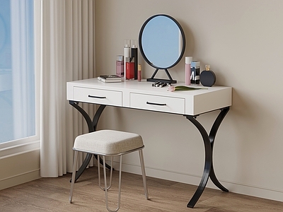 现代简约梳妆台