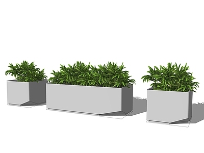 极简主义其他户外家具 现代花箱组合 花箱外摆组合 艺术花箱 商业花箱组合